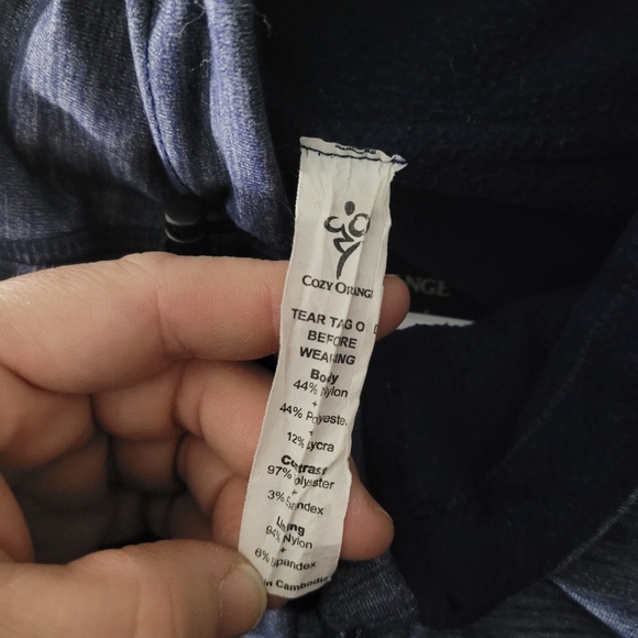 COZY ORANGE | long full zip high neck jacket - Picture 6 of 10